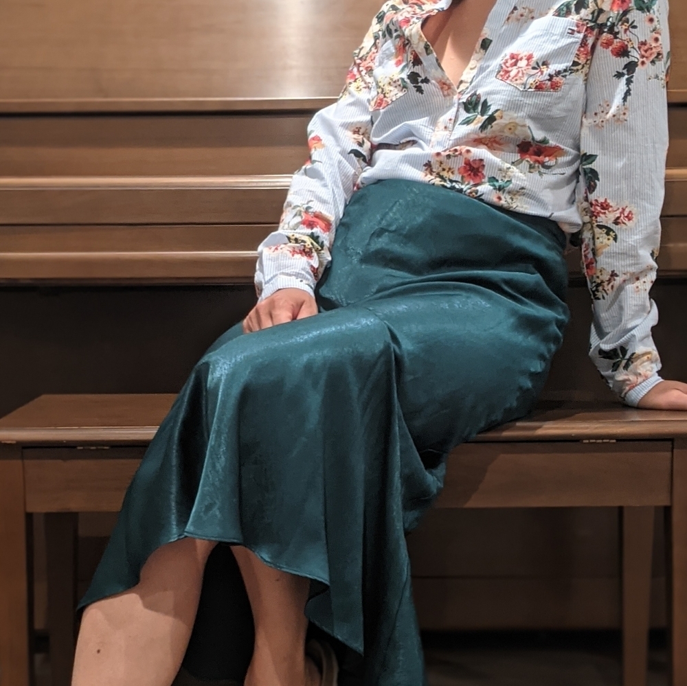 Top Shop Satin Skirt